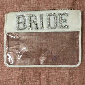 Bride bag! Used 2 days only. See details and photo for small smudge.